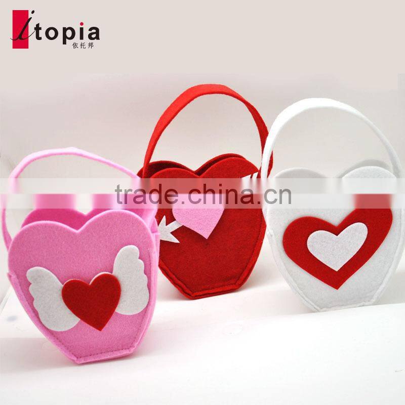 Cheaper and red non-woven cookies bags