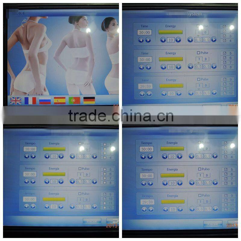 Portable weight loss fast lipo reductuion 650nm laser fat burning body slimming equipment