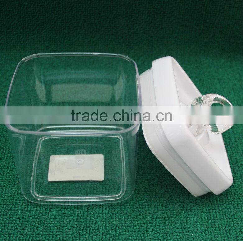 plastic airtight storage jar