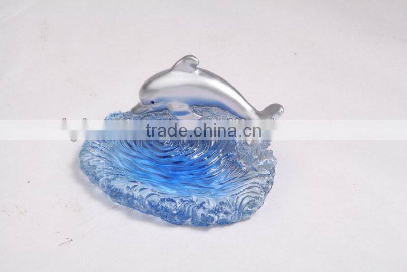 Blue dolphin design bathroom accessories set,bathroom sets