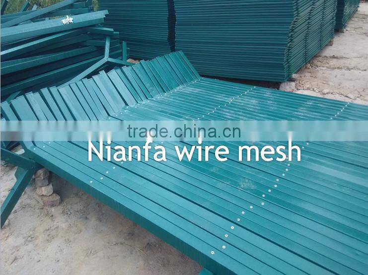 Plastic fence galvanized steel fence Y-post airport fencing (Guangzhou factory )