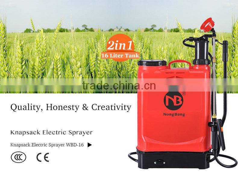 electric sprayer pump for knapsack or portable sprayers for agriculture and garden