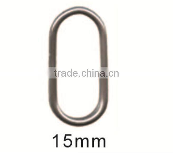 High quality wholesale brass fishing oval split ring