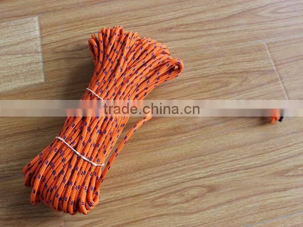 Mixed colors Diamond braided rope pp multifilament braid rope polypropylene braided ropes