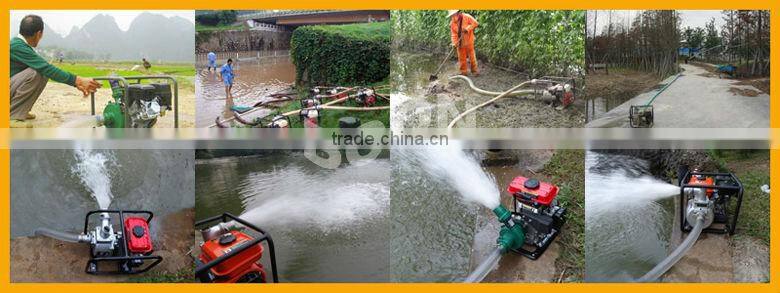 Engine drive portable with hose deep well water pump