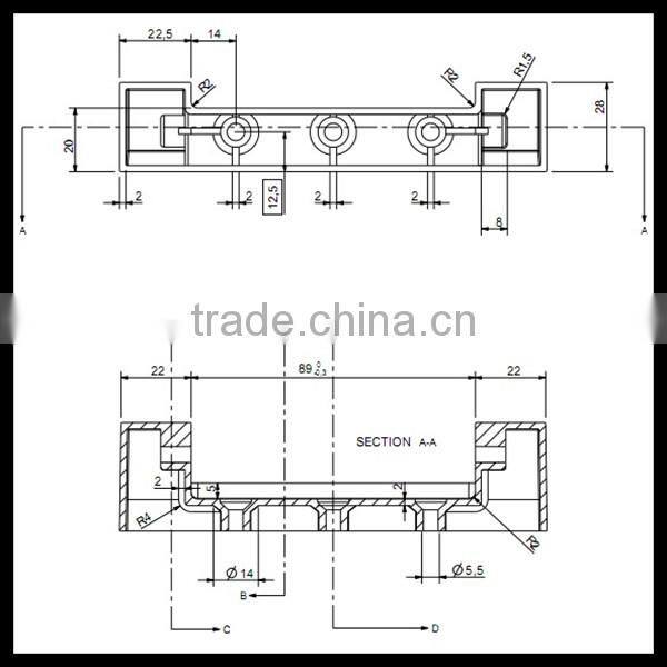 Custom Die Casting Tablet PC Holder Metal Aluminum Mounting Bracket
