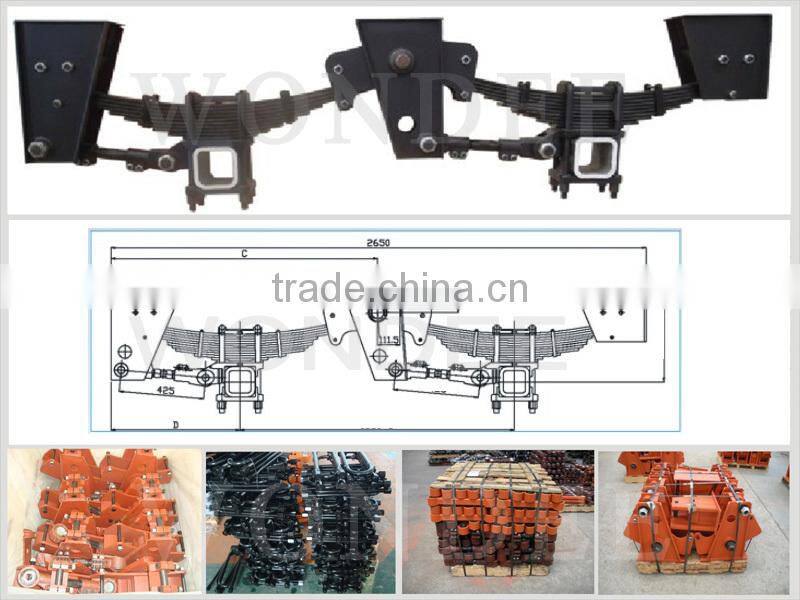 European Heavy Duty Rear Suspension for Trailer