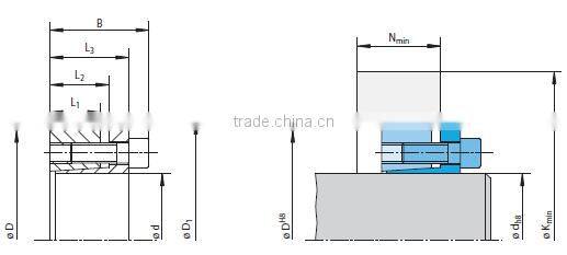 RLK 133 axial width clamping sets lock-alx assmbly