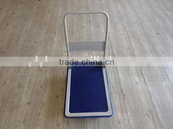 Foldable Industrial Rolling Warehouse Logistics Trolley With 4 Wheel