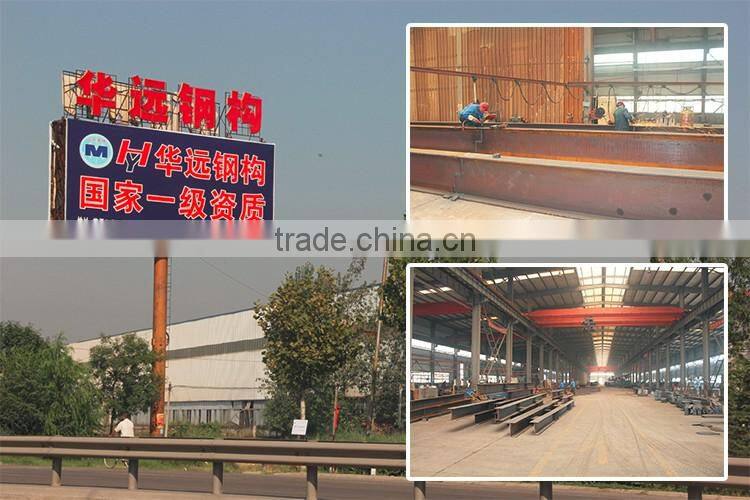 Large span light structural steel exhibition for 4S car shop