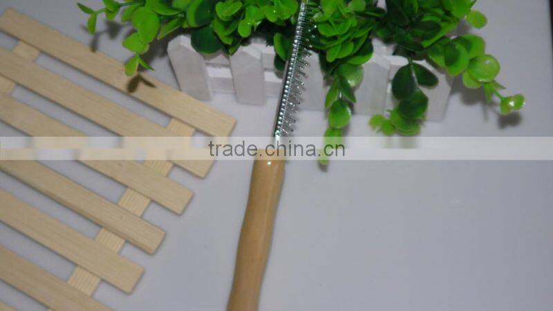 wood handle animal comb