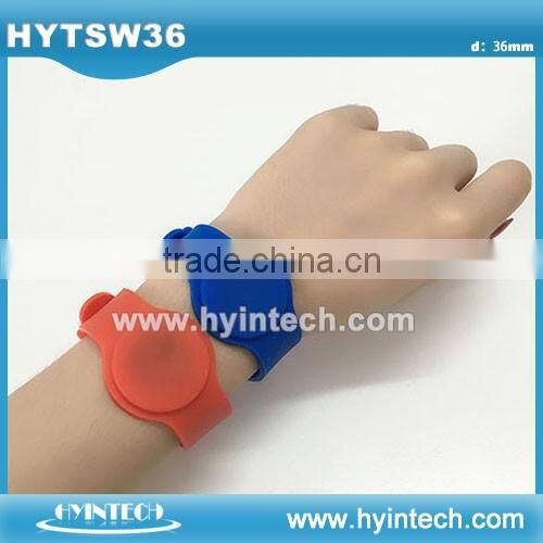 electronic watchband wristband with buckle tag for rfid identification system