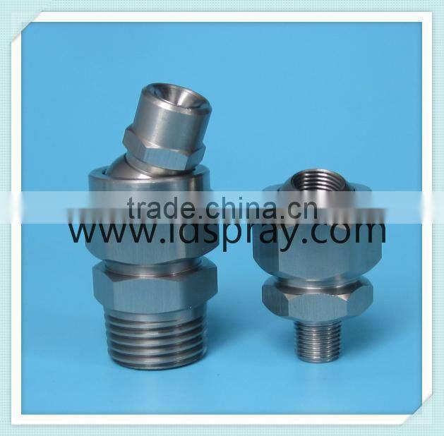 36275 adjustable ball fittings connected with W veejet or full cone spray nozzles