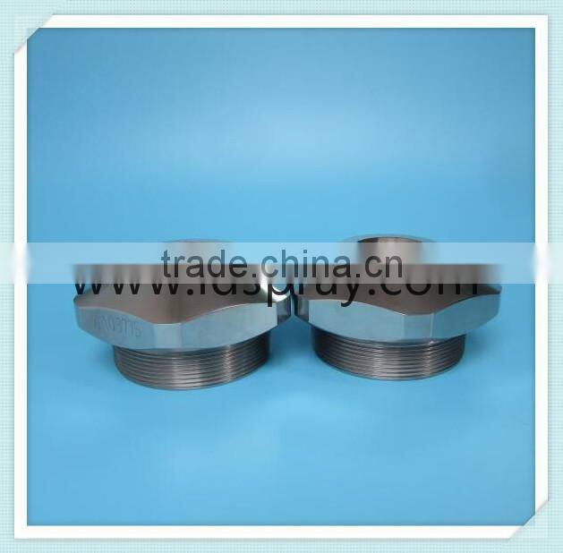 Large flow rate AA-W or AA-U full cone nozzle with slotted vane