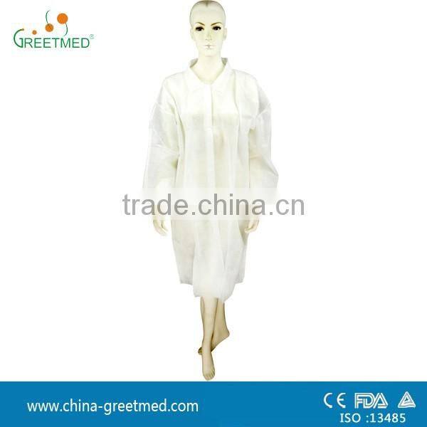 disposable white doctor lab coat