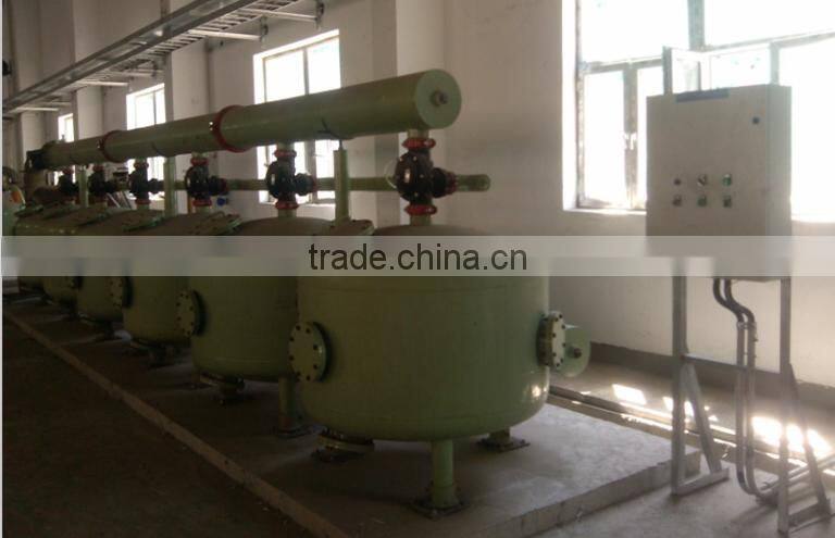 Automatic backwash sand filter for wastewater treatment