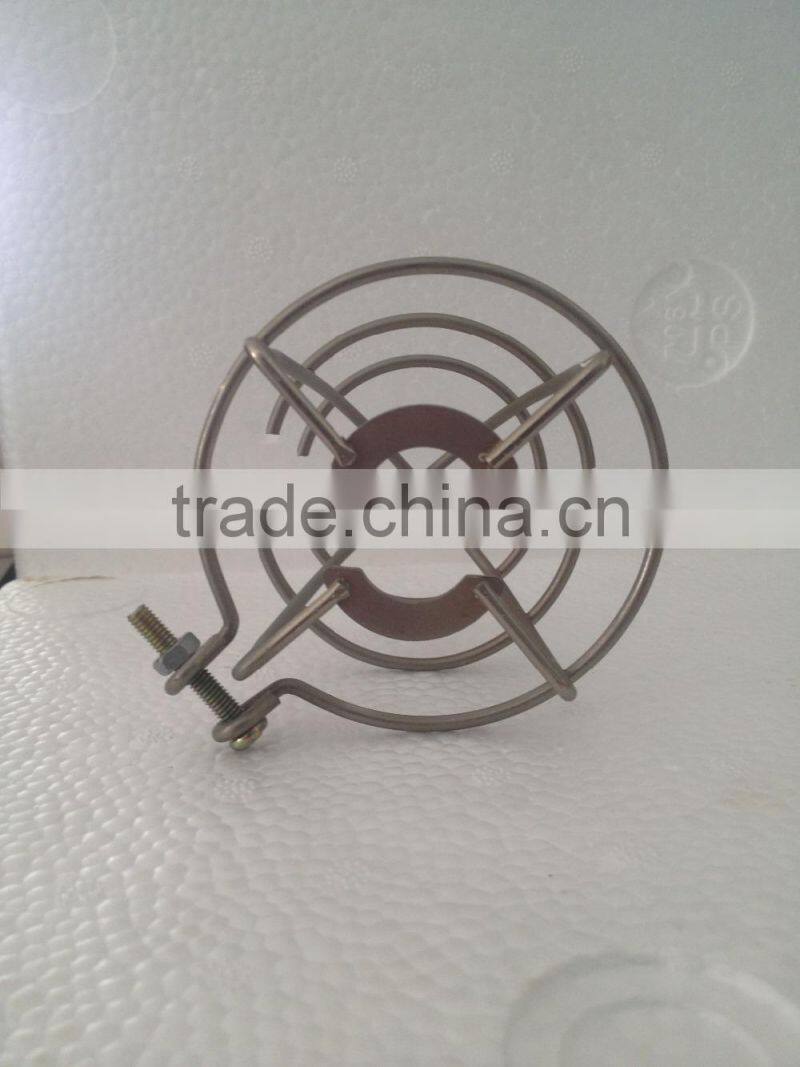 Chrome plated steel wire weld fire sprinkler guards
