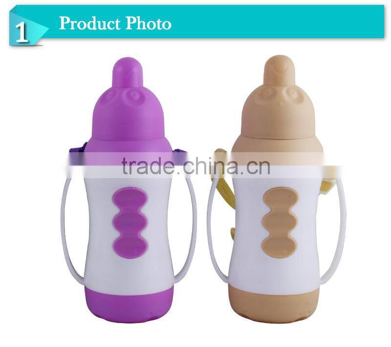 2015New product factory direct price plastic food flask thermos flask