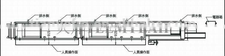TW-306L Continuously Vegetable Washing Machine (Video) Factory