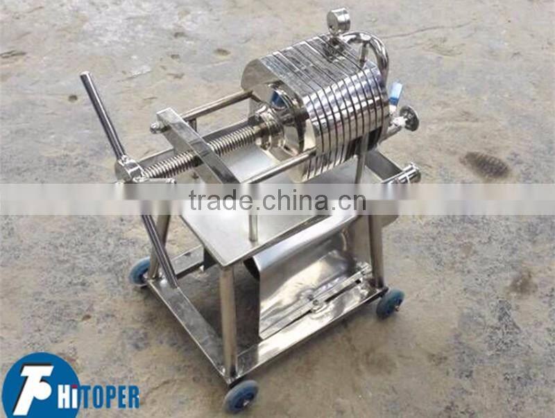 Stainless steel material food separation machine of best selling,small plate-frame press filter