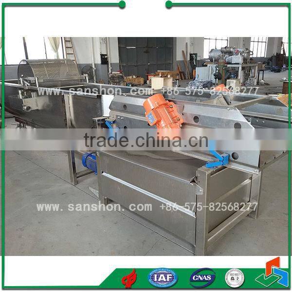 Water Flow Type Fruit and Vegetable Washing Machine