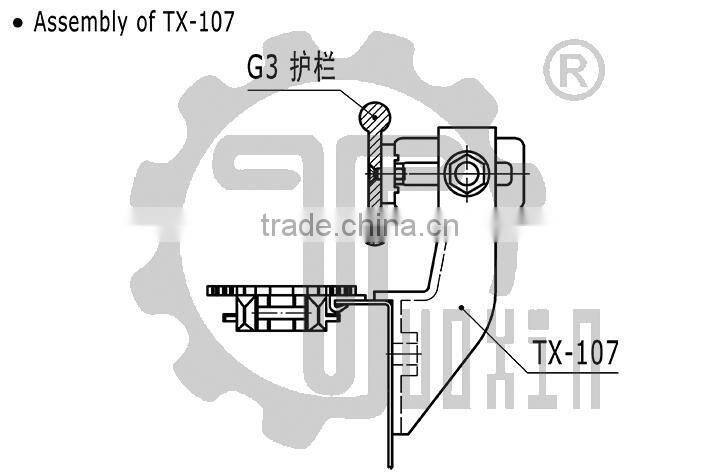 Conveyor Components Litter Guide-Rail Brackets TX-107