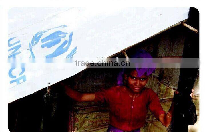 UN purchasing tarpaulin, waterproof covering refugee tarpaulin