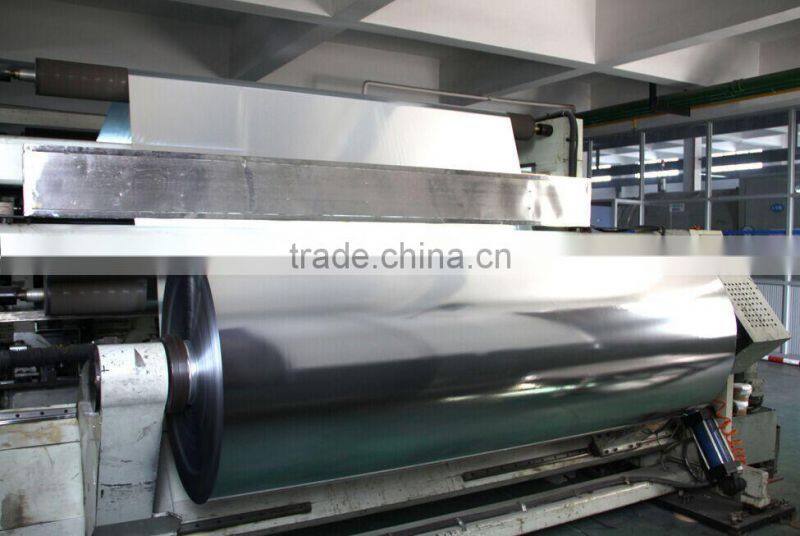 Metalized aluminum PET Film/PET film/AL+PET metallized polyester film