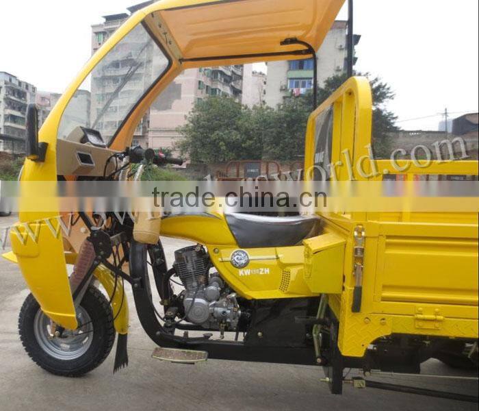 China used cargo bike /three wheel motorcycle for sale/ cargo tricycle with cabin