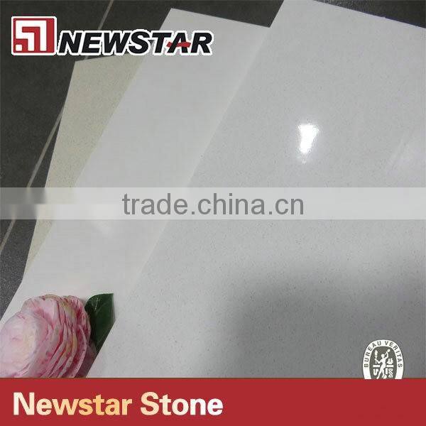 Newstar white quartz tiles,quartz floor