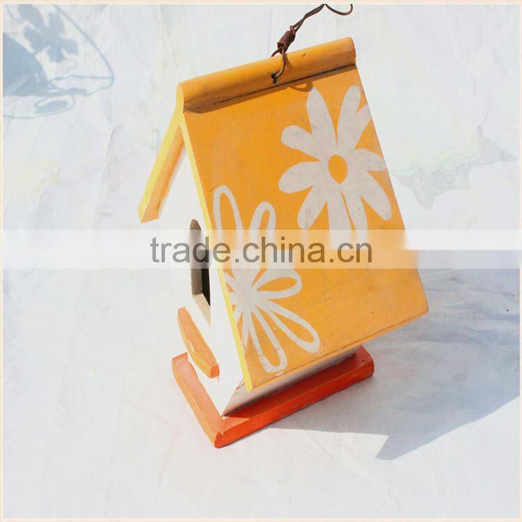 Hot sale eco-friendly new unfinished wooden bird house wholesale