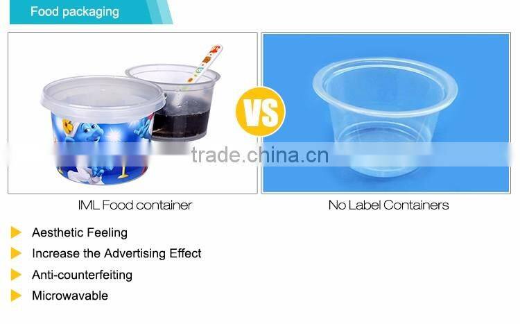 IML Logo Plastic Container for Butter,Peanut Butter Fingers Box Jump,Butter Cake Box Cookies.