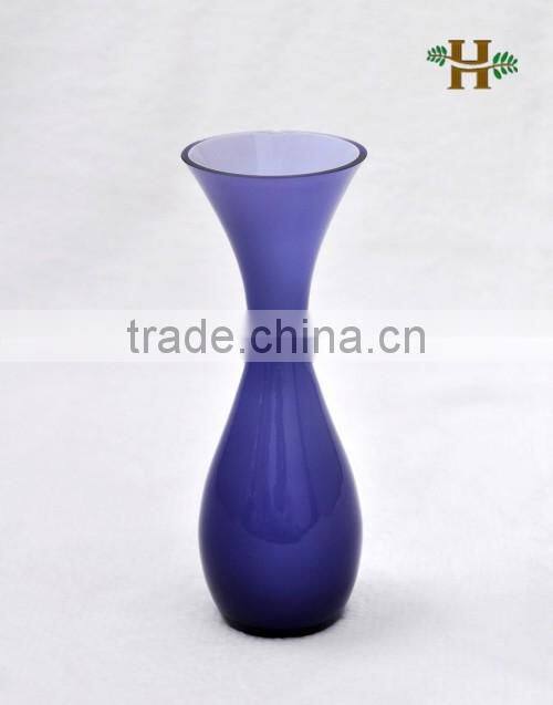 Small Lavender Color Flared Opening Glass Vase