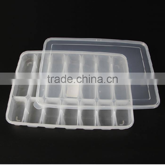 Food Grade 21 Hole Plastic Dumpling Packaging Tray WIth Cover