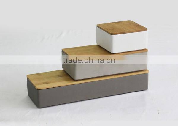 Wholesale cement ceramic food storage container sets Manufacturer