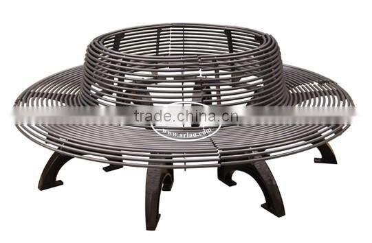 cast iron street leisure long bench with back