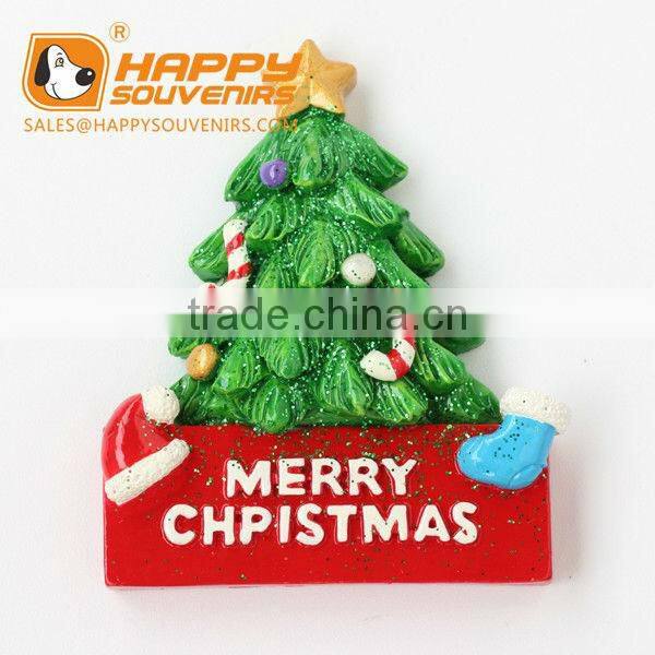 Happy snow man fridge magnet for christmas,Christmas gift souvenir 3D resin fridge magnet