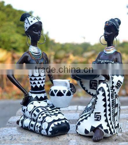 Carving Africa Style Resin Statue Home Decor