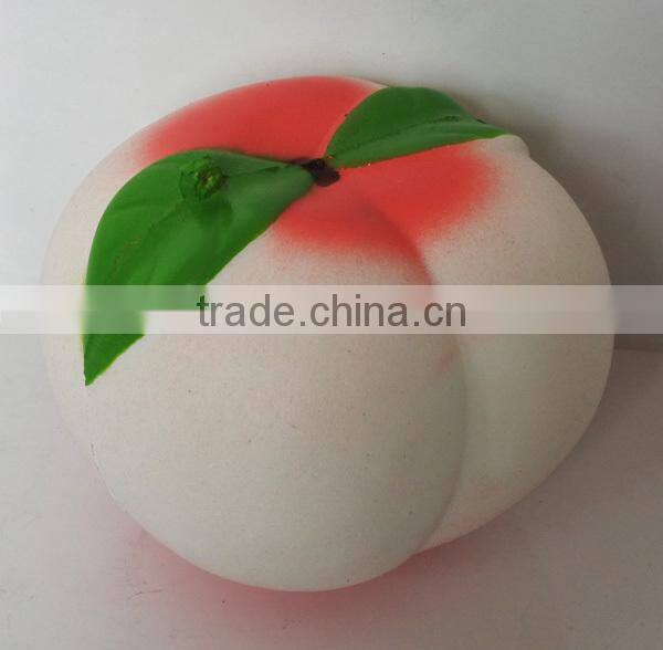 Hot selling soft foam slow rising squishy PU strawberry toy