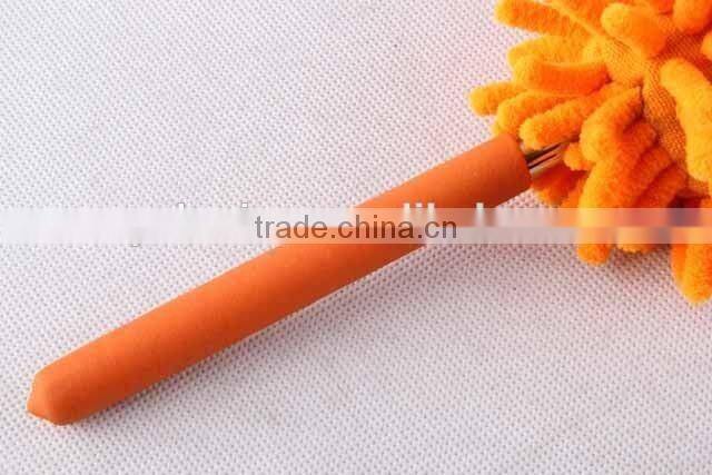 duster with retractable stainless steel rod/Chenille duster