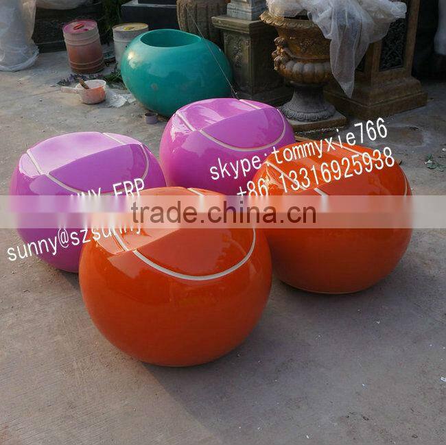 Fiberglass ball chair