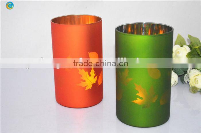 Cheap beautiful design tall glass candlesticks wholesale
