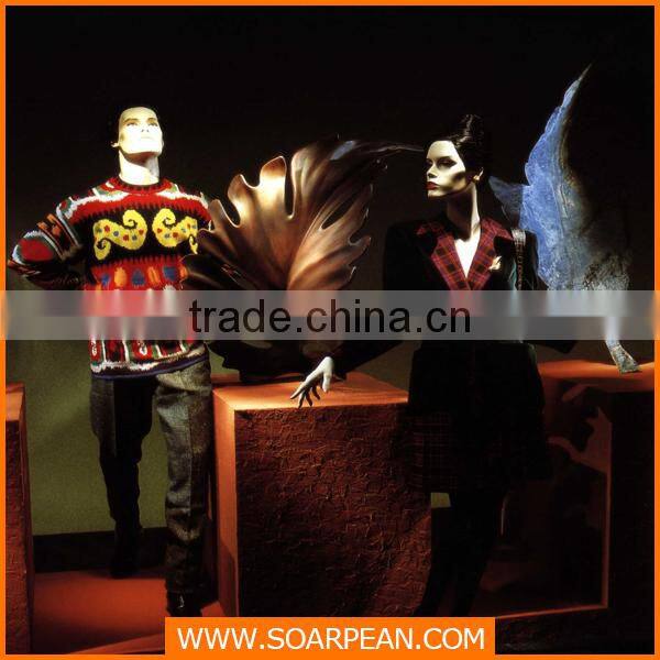 Natural Window Display Props Artificial Leaves