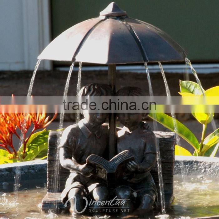 New Design Popular High Quality Outdoor Boy and Girl Fountain (Custimized Service)