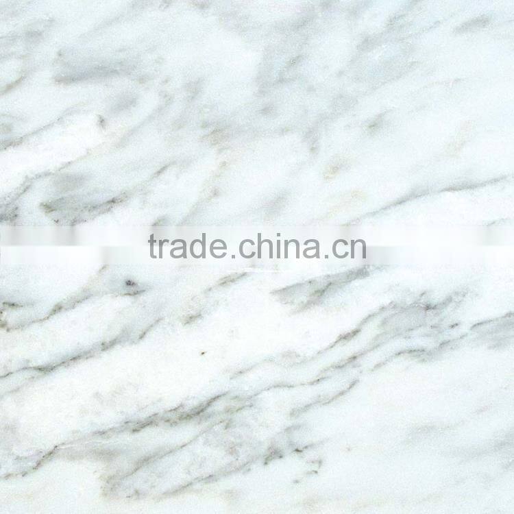 China floor decoration natural stone white thassos 2015 marble tile
