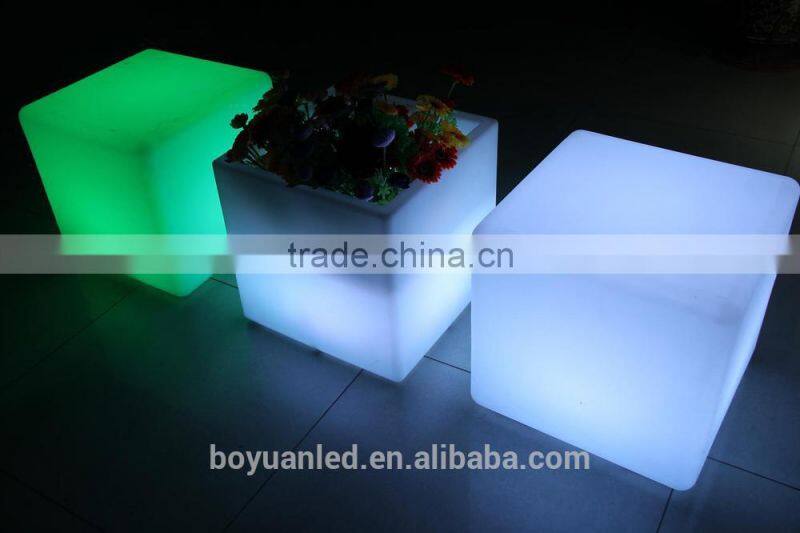 Children bar stools wholesale disco pary chair led cubic tank