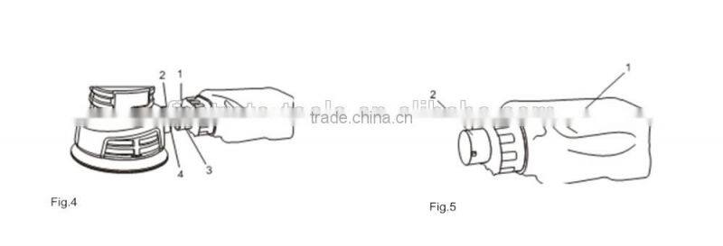 240W 125mm hot selling type electric detail sander sander tools