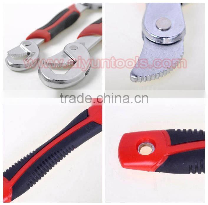 2pcs Adjustable Quick Snap and Grip Wrench Universal Wrench Set