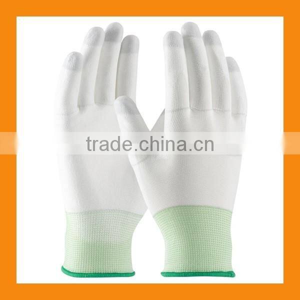 CE Approved Industrial Safety Grey PU Coating Work Gloves
