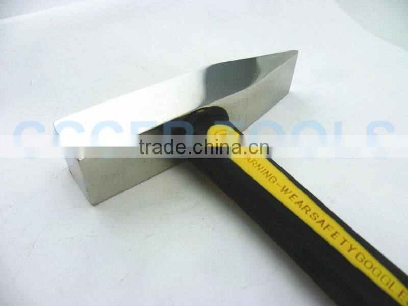 Stainless Steel Rubber Handle Hammer Cross Pein Engineers